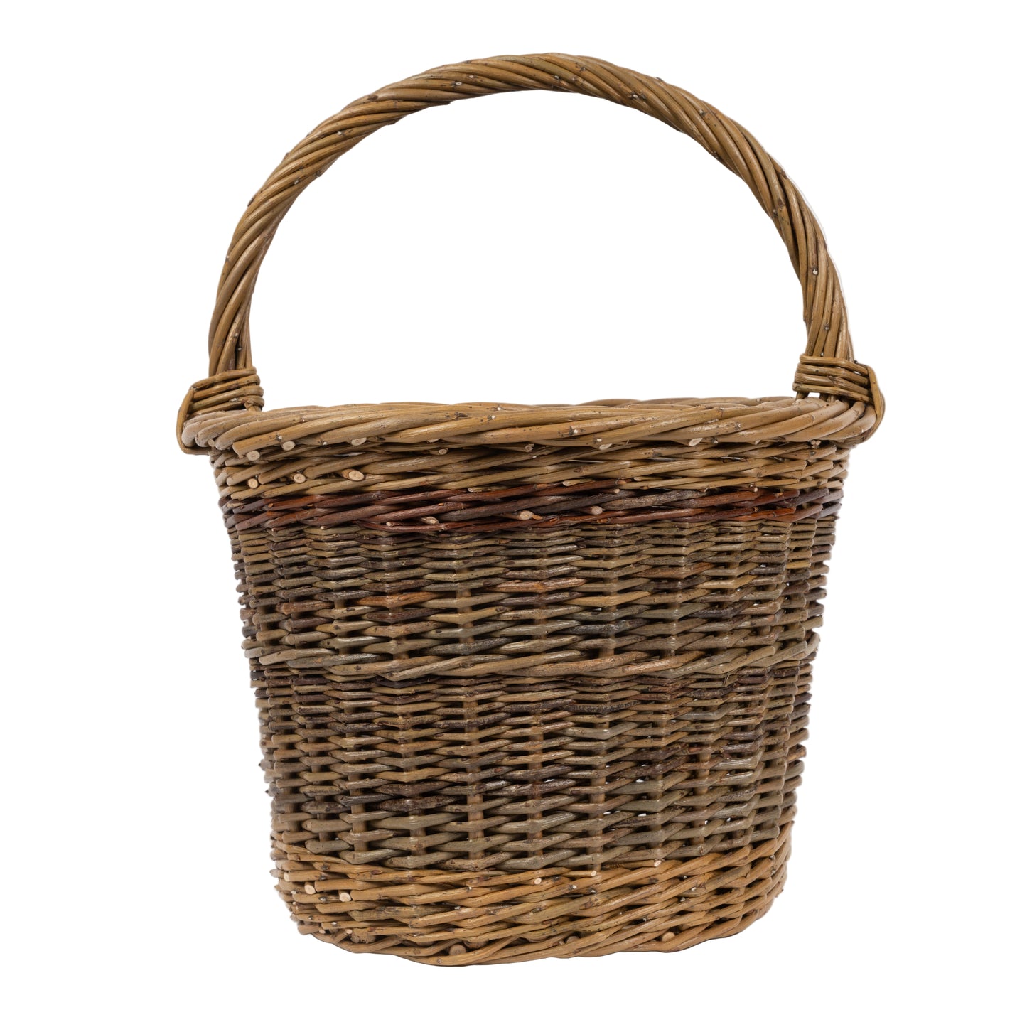 Round Shopper Willow Basket