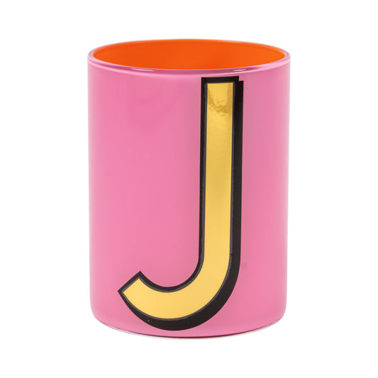 Alphabet Brush Pot - J