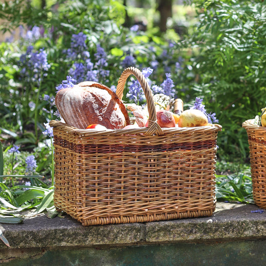 Square Shopper Willow Basket