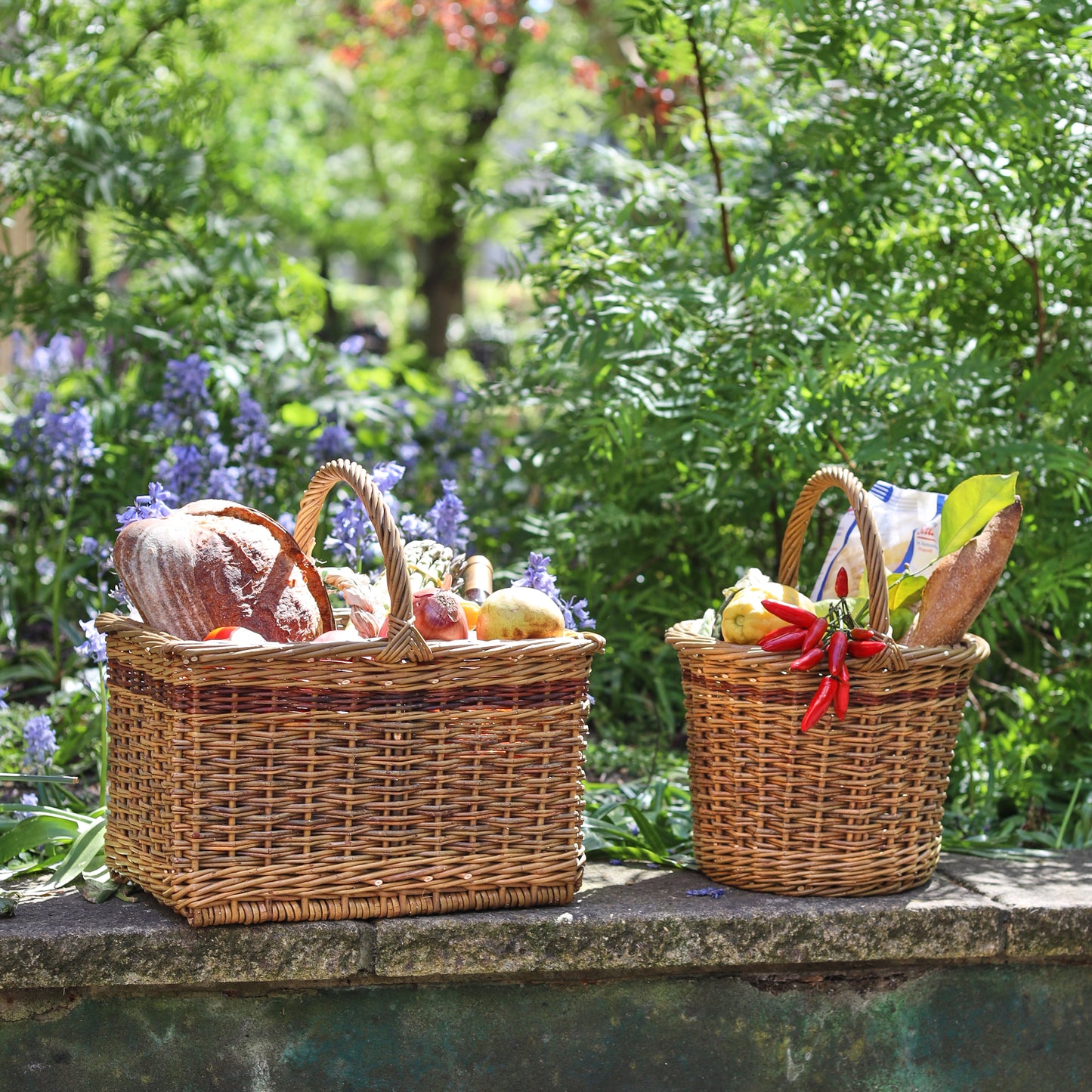 Round Shopper Willow Basket