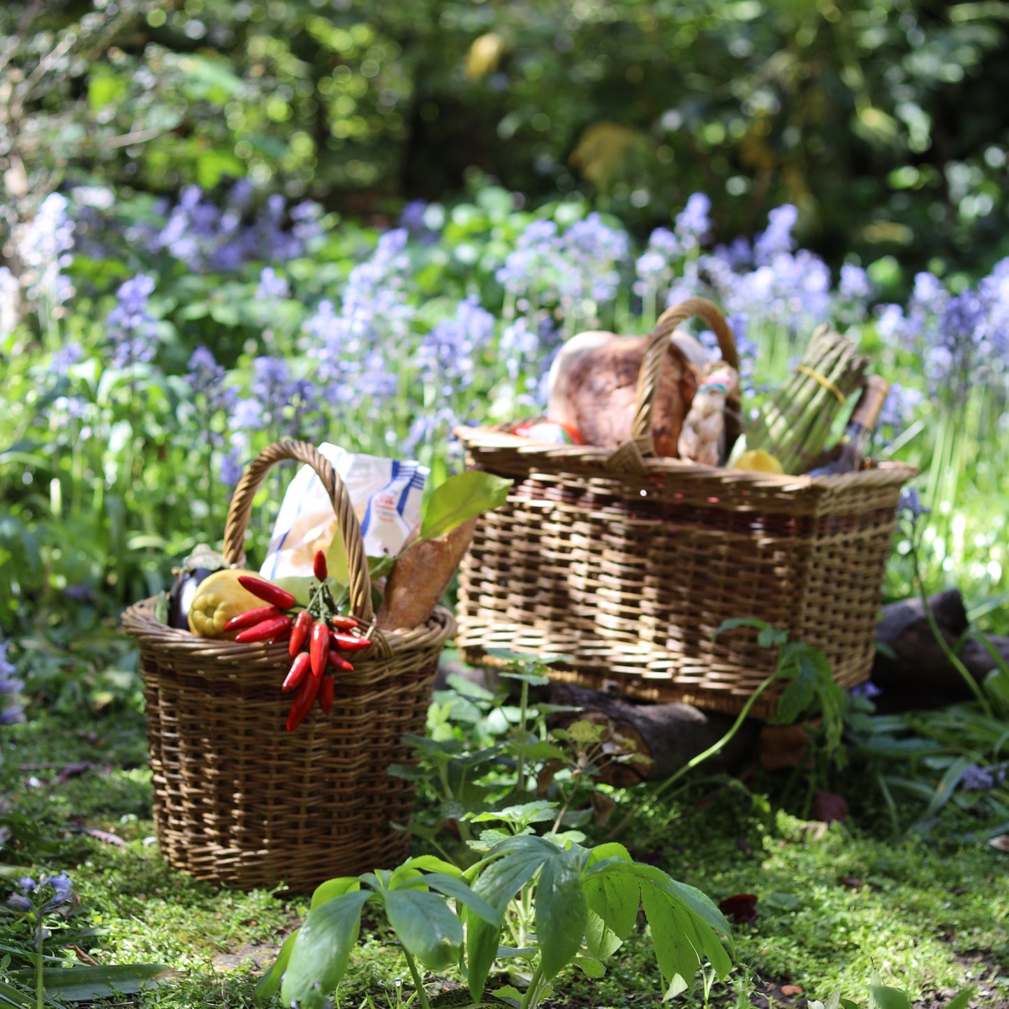 Oval Shopper Willow Basket