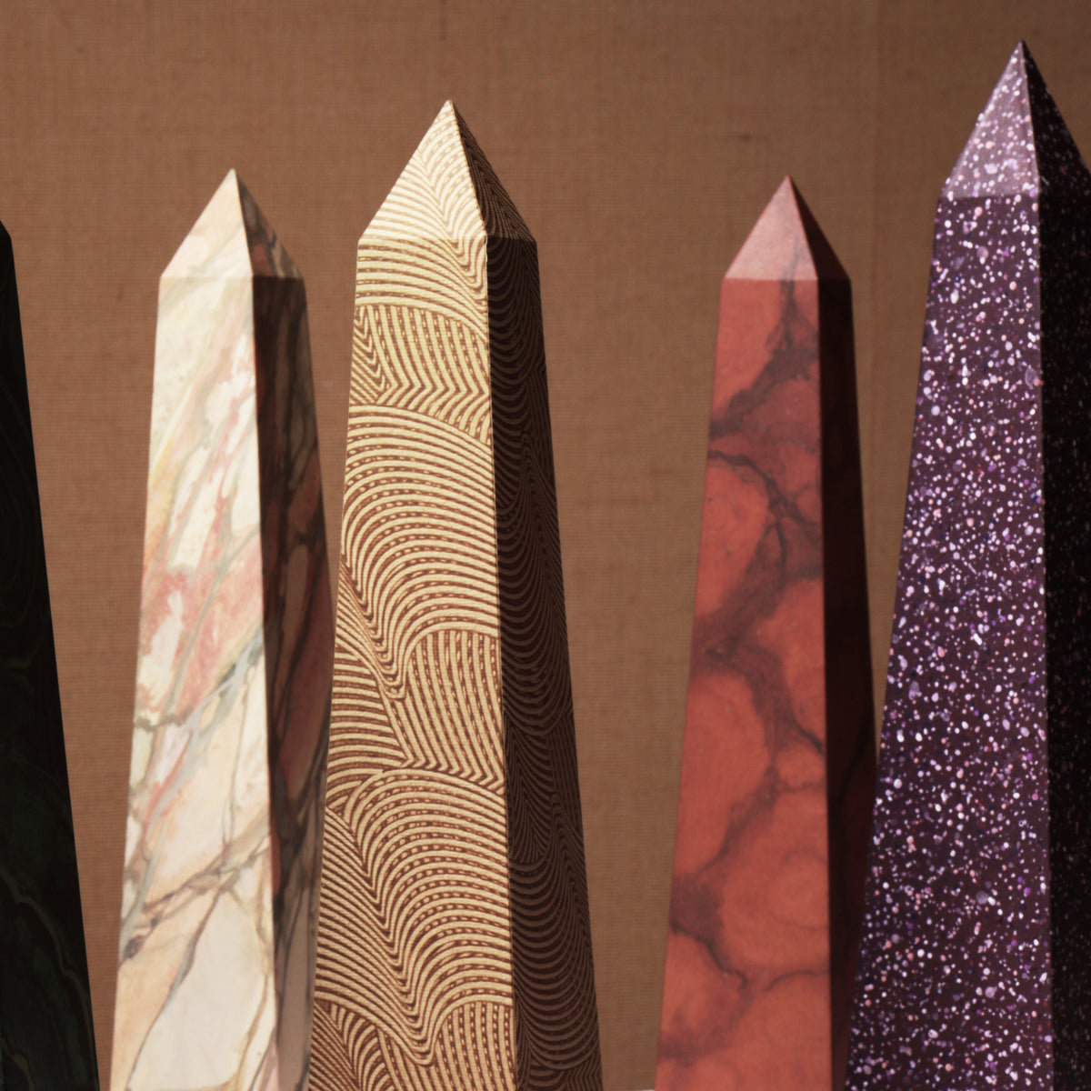 16" Obelisk - Carta Porphyry Paper