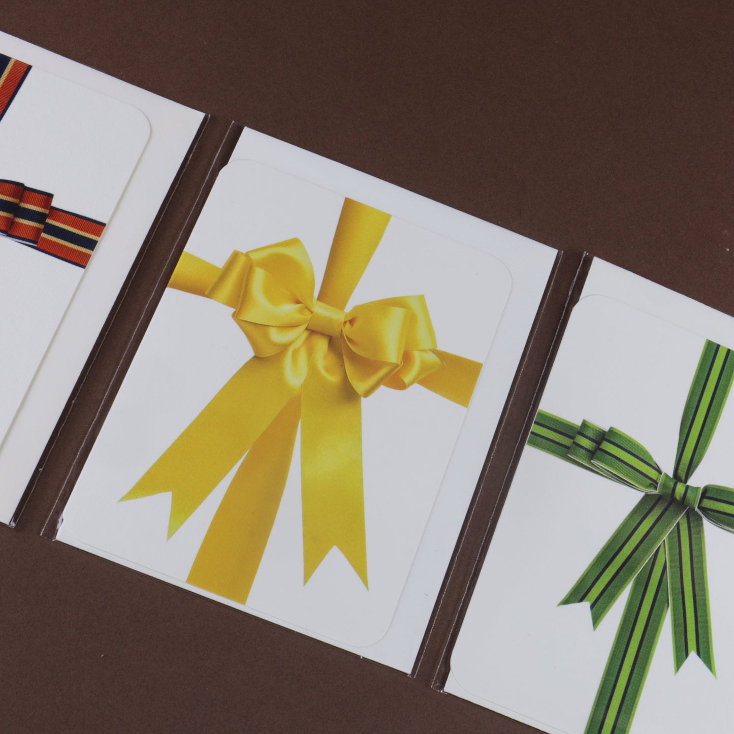 Green Bow Greeting Card