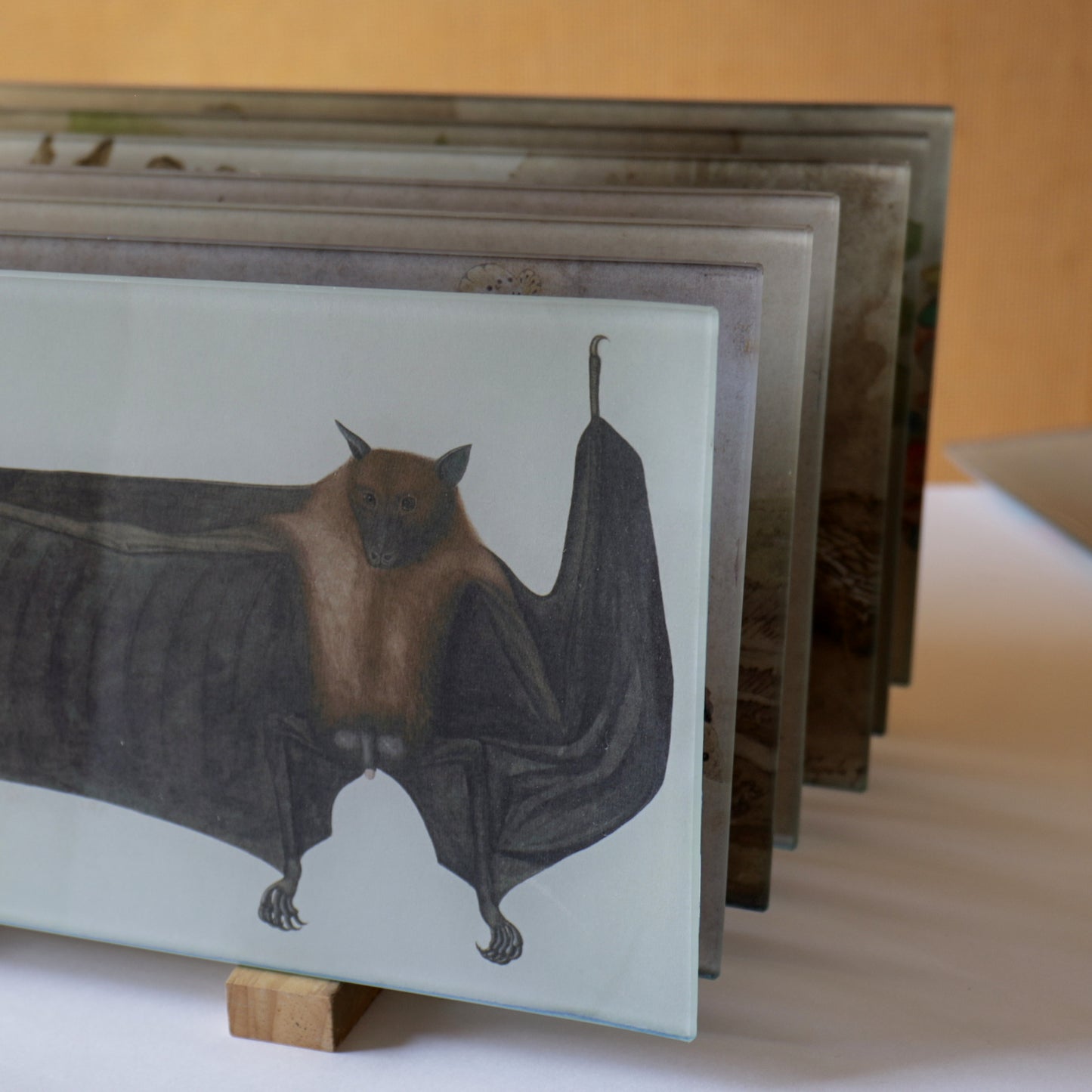 6" x 12" Night Parade of 100 Demons Decoupage Tray