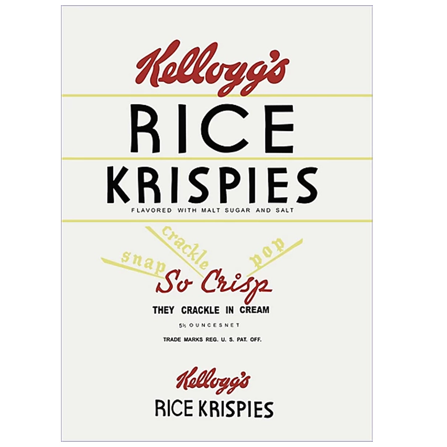 Vintage Kellogg's Rice Krispies Tea Towels - Set of 2