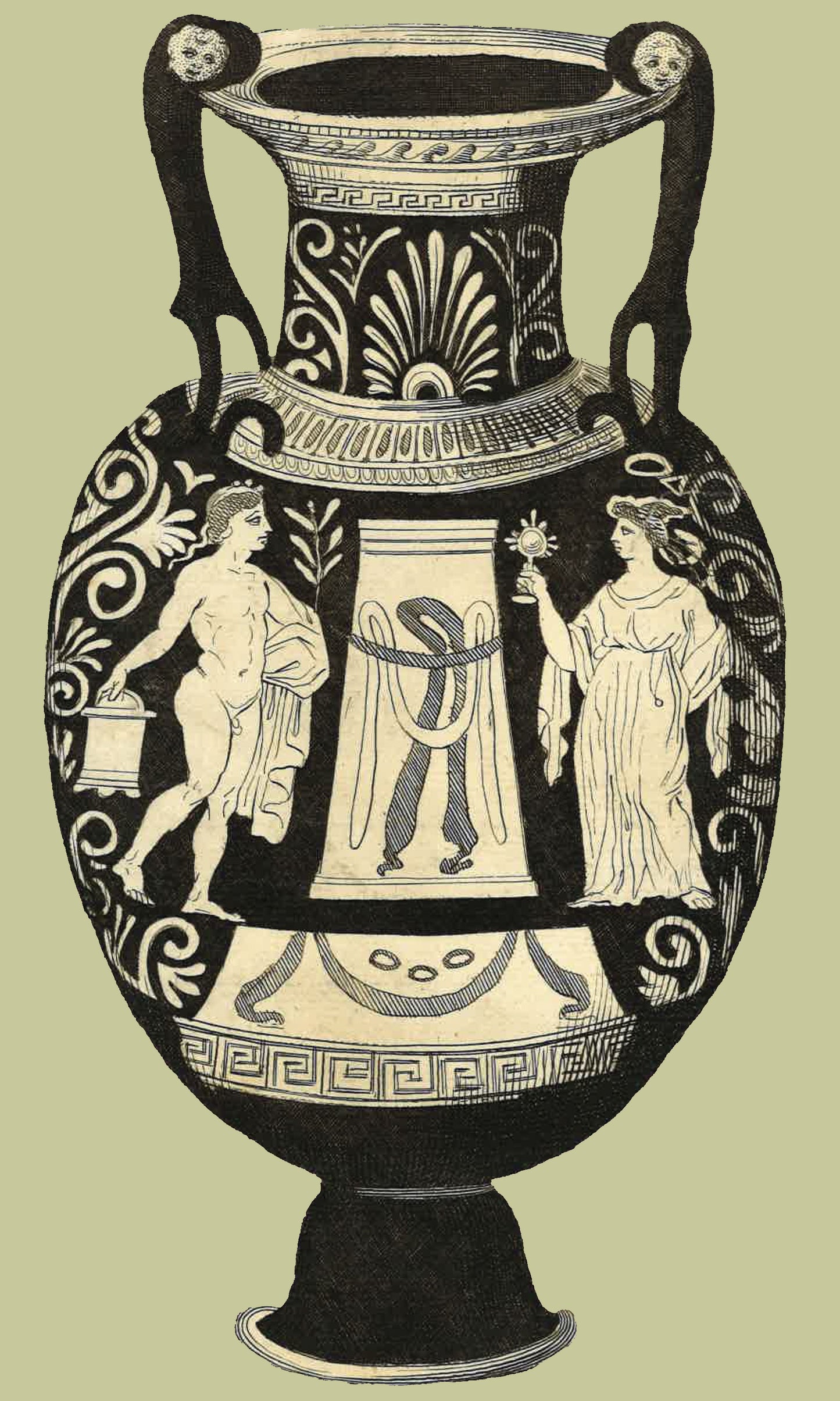 Greek Urn Print - Nectar IV