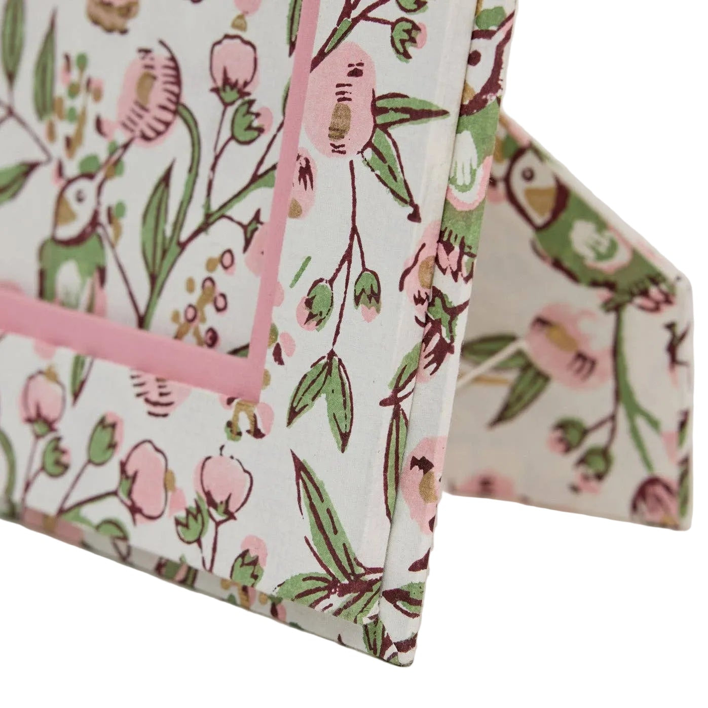 Block Printed Picture Frame - Song Birds