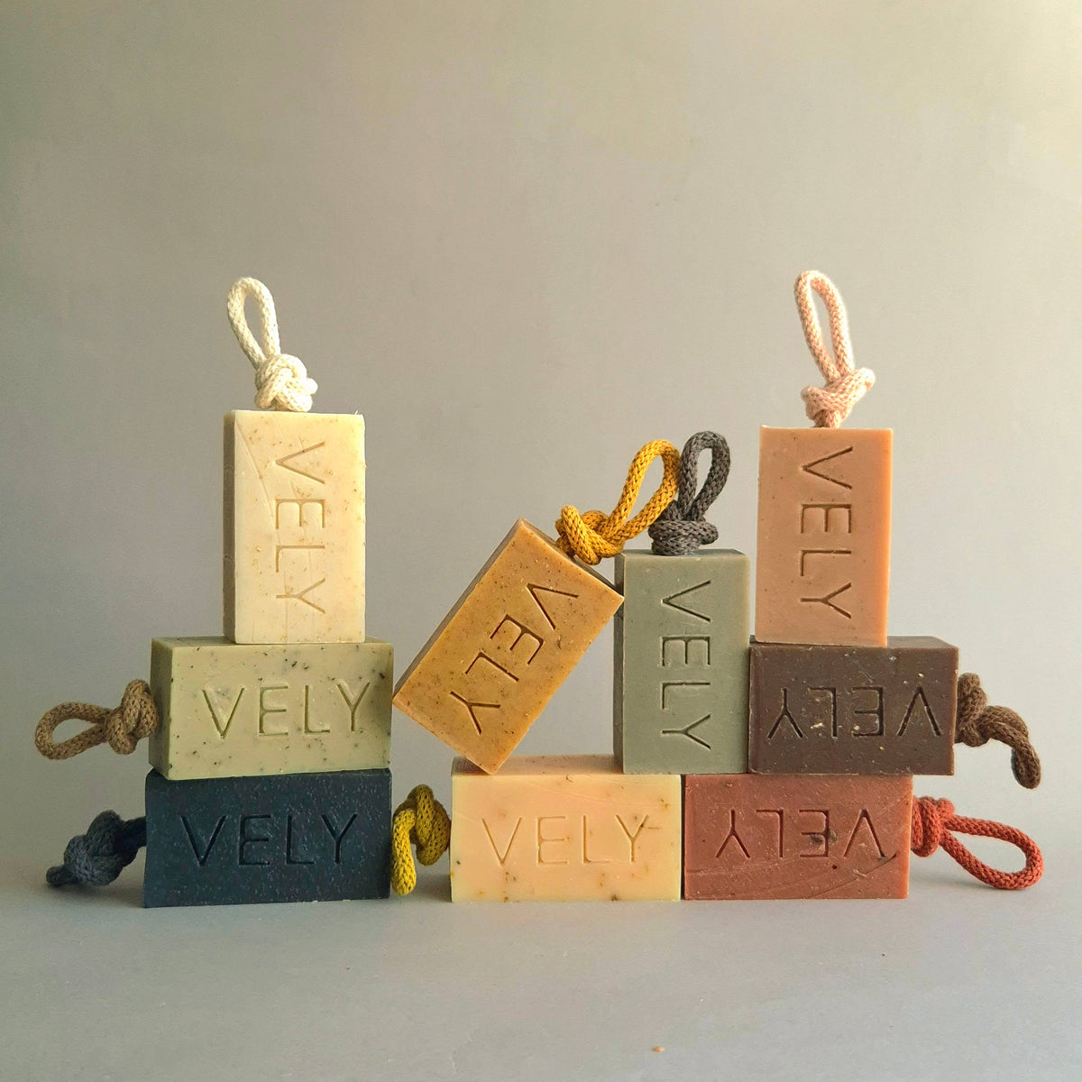 Handmade Soap On A Rope "Orange Kiss"