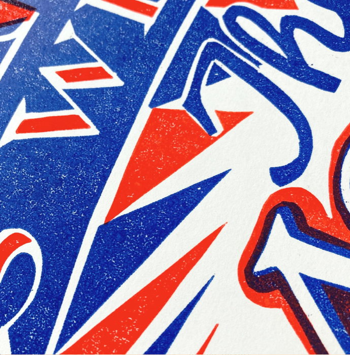 Magic Linocut Print