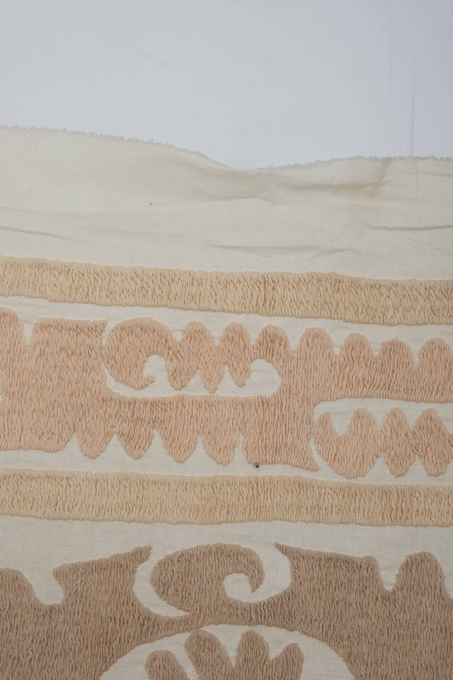 Handmade Vintage Suzani Throw - 130cm x 136cm