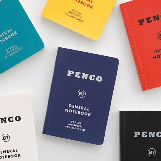 Hightide Penco Softcover Notebook - White
