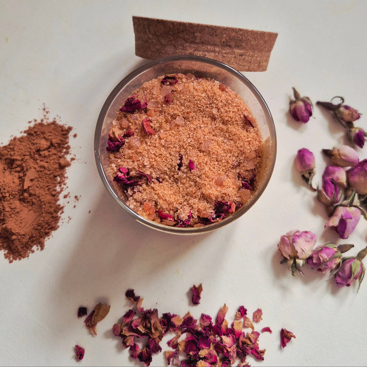 Botanical Mineral Bath Salts "Rosé"