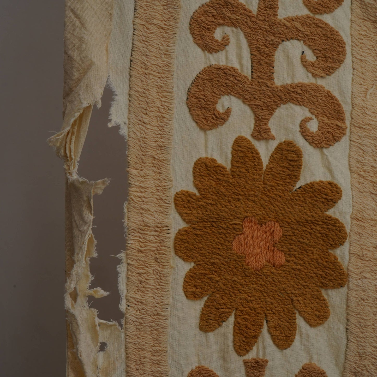 Handmade Vintage Suzani Throw - 132cm x 140cm
