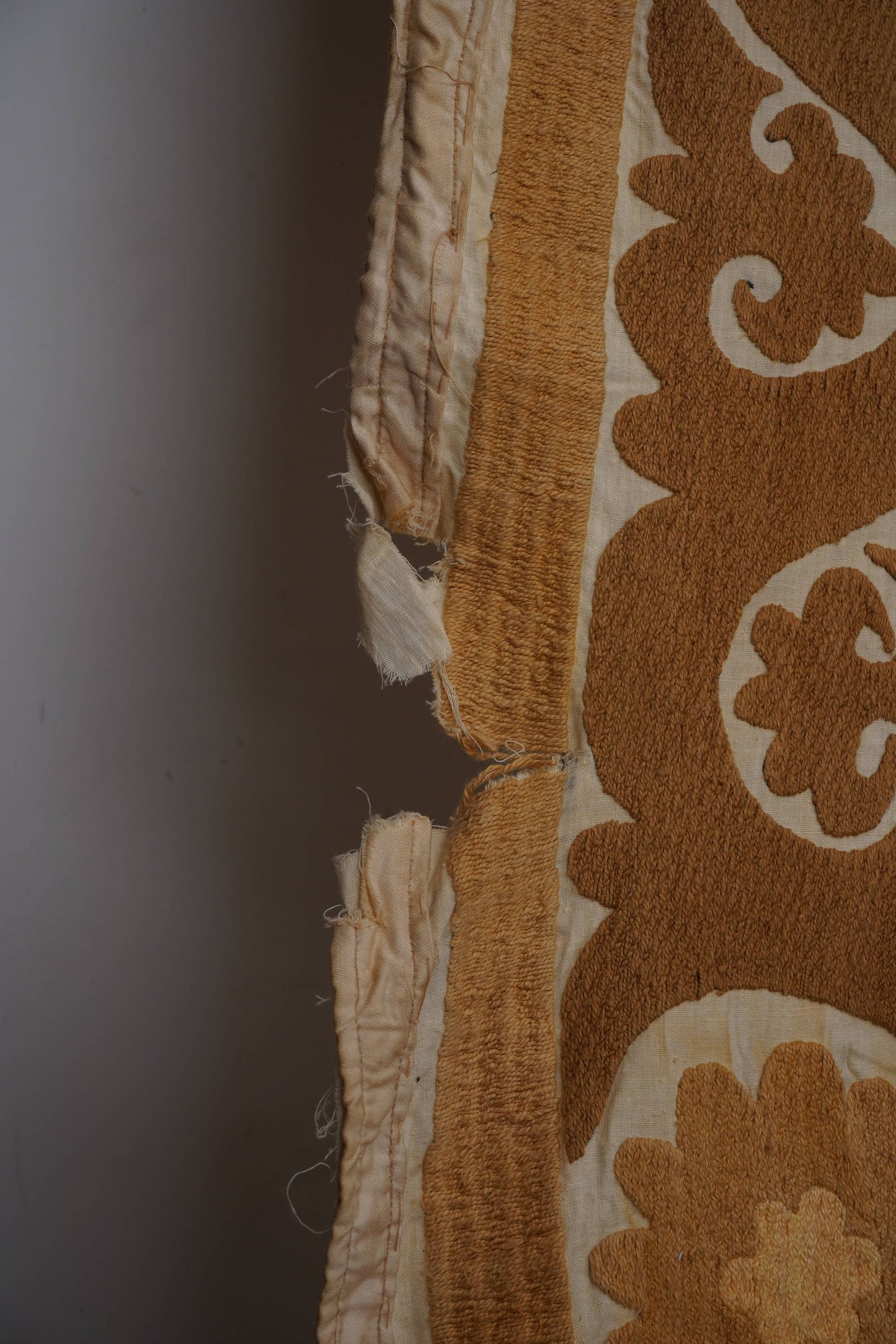 Handmade Vintage Suzani Throw - 138cm x 144cm