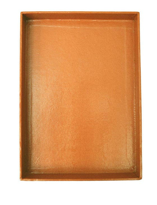 Desk Tray: Large Cognac