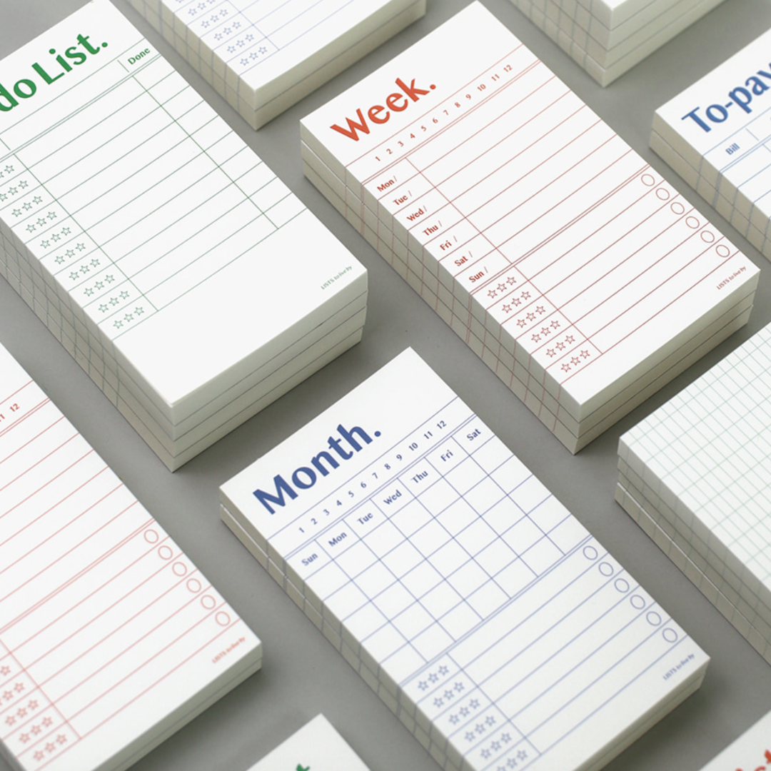 Paperian Lists To Live by 'Day' Memo Pad