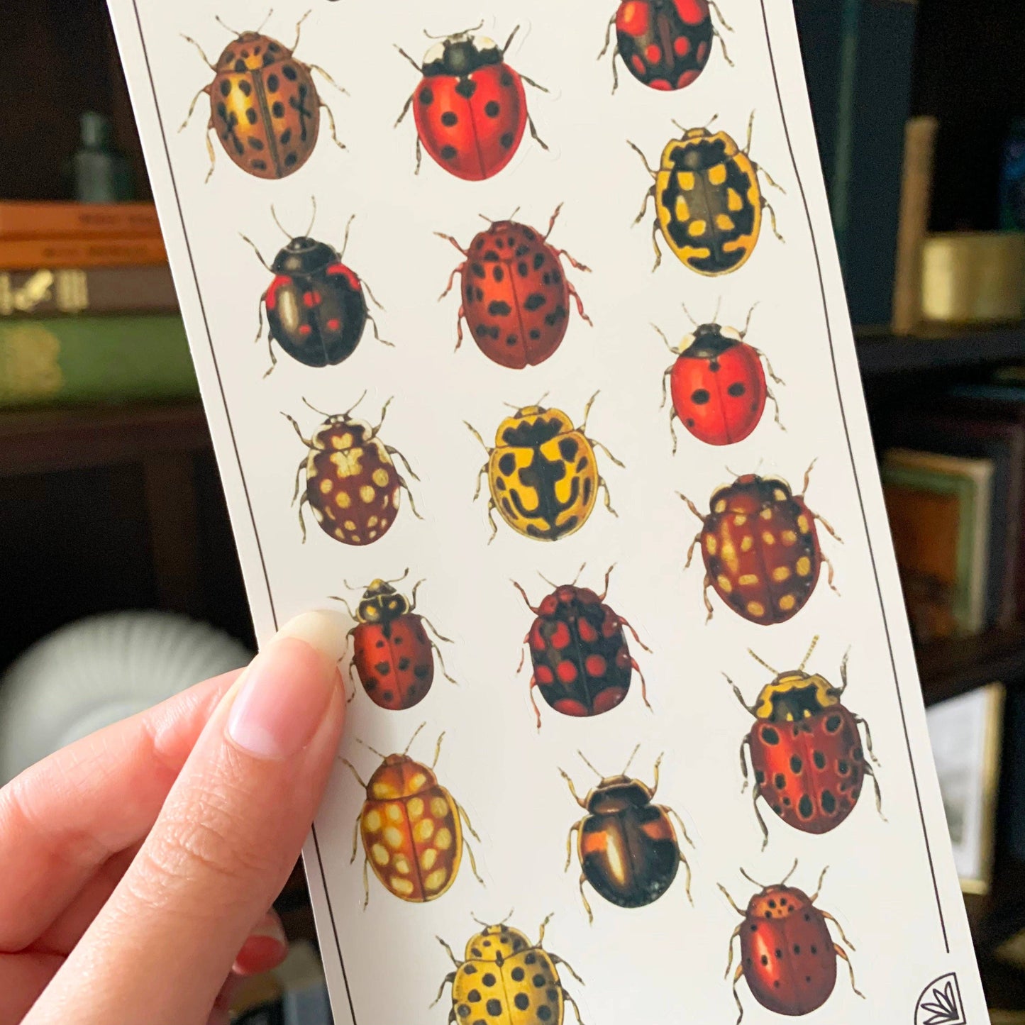 Vintage Ladybirds Sticker Sheet