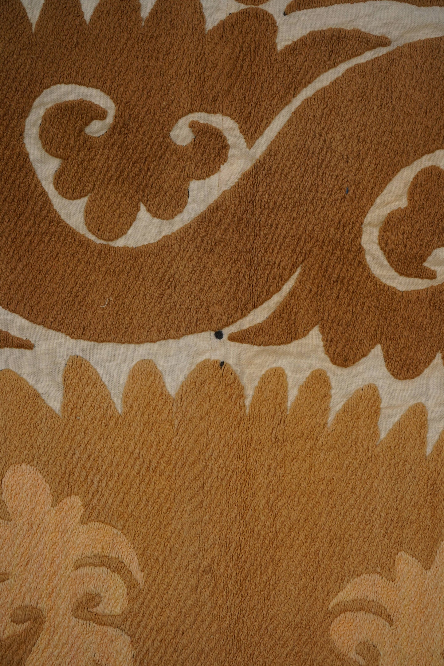 Handmade Vintage Suzani Throw - 138cm x 144cm