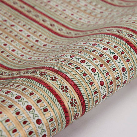 Block Printed Wrapping Paper - Benares Festive Mix