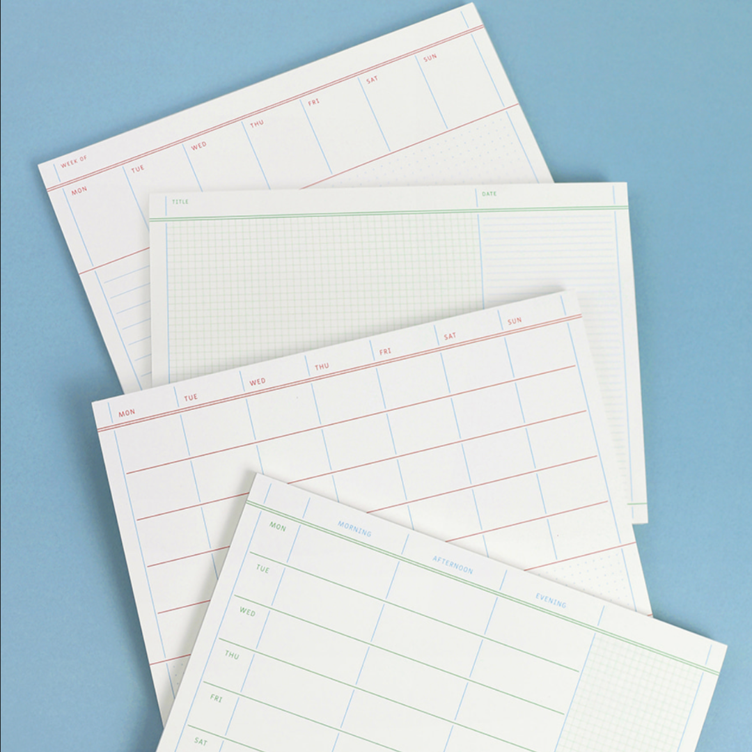 Paperian Flat A5 'Weekly' To-Do Notepad