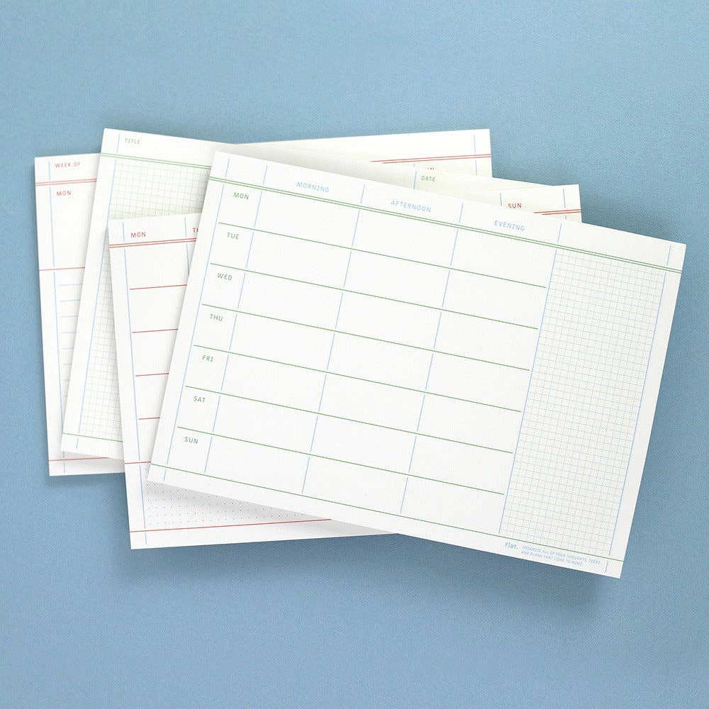 Paperian Flat A5 'Weekly' To-Do Notepad