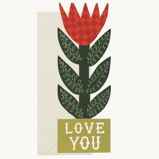 Checkerboard Lily, Love You Card