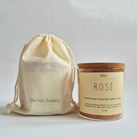 Botanical Mineral Bath Salts "Rosé"
