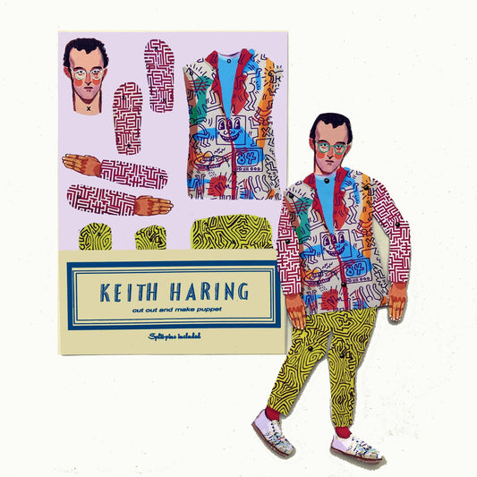 Cut & Make Paper Puppet - Artist Series - Keith Haring