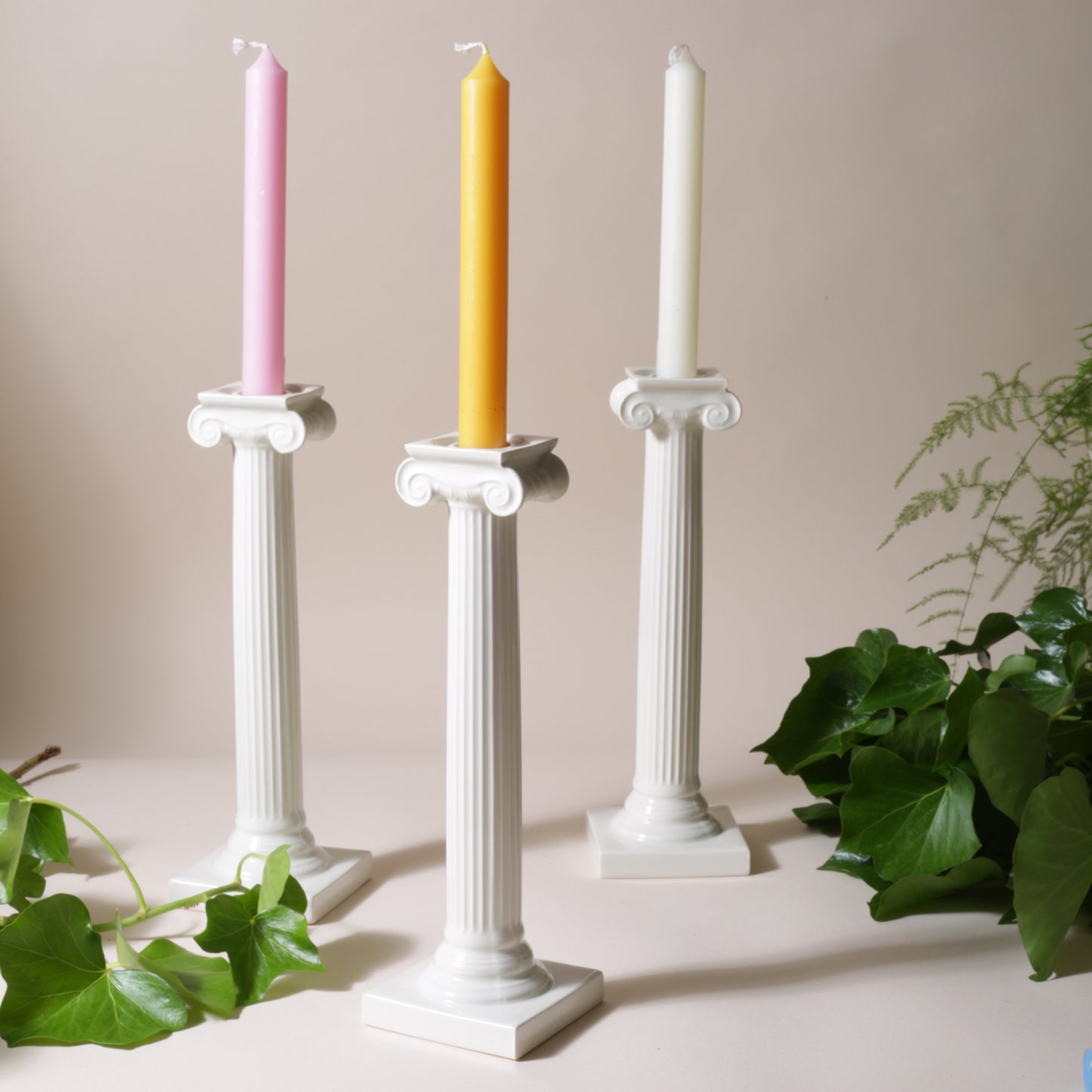 Gris Dinner Candle - pack of 12