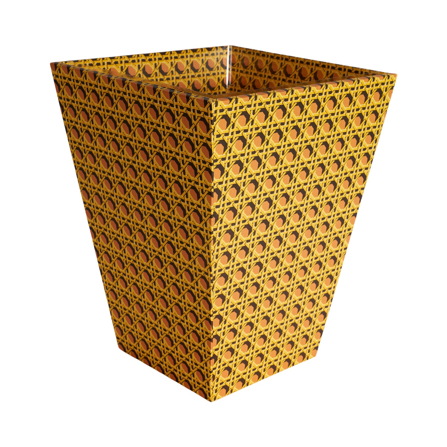 Waste Paper Bin Regency Caning - Jasper Red
