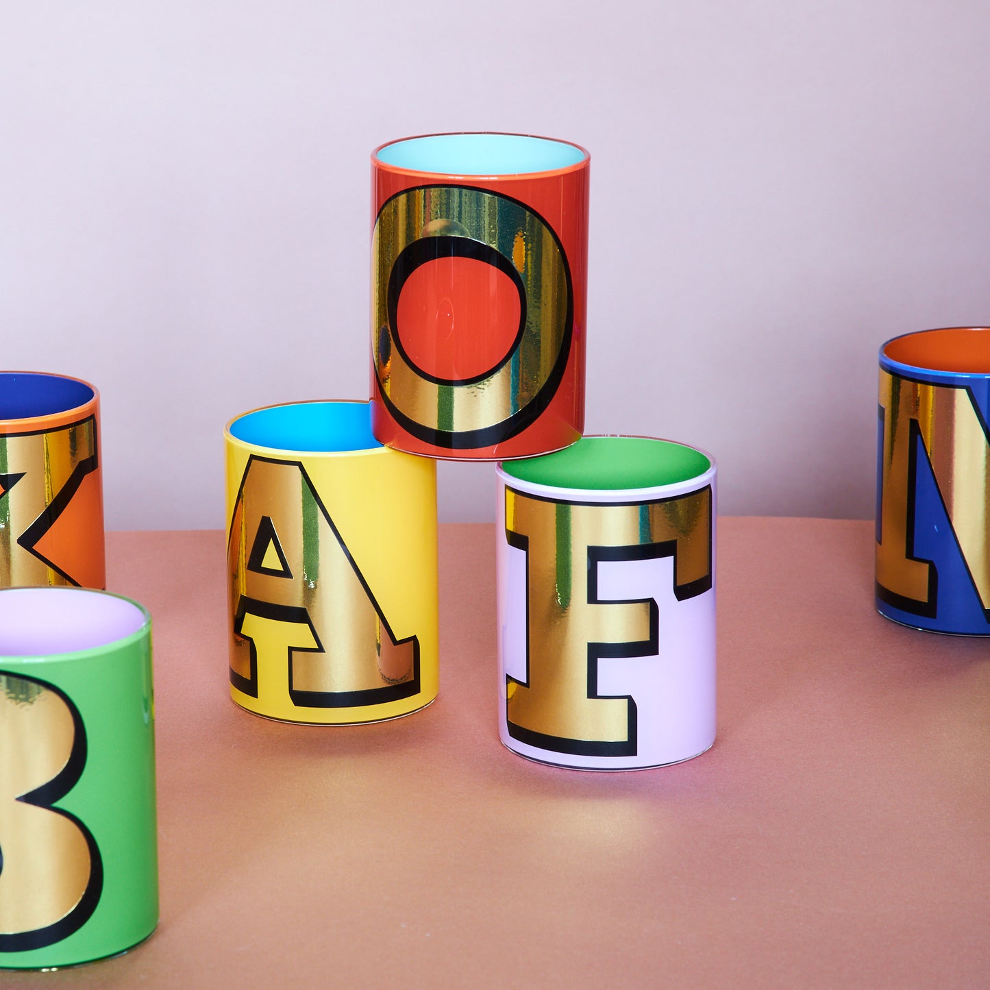 DISCONTINUED: Alphabet Brush Pot - I