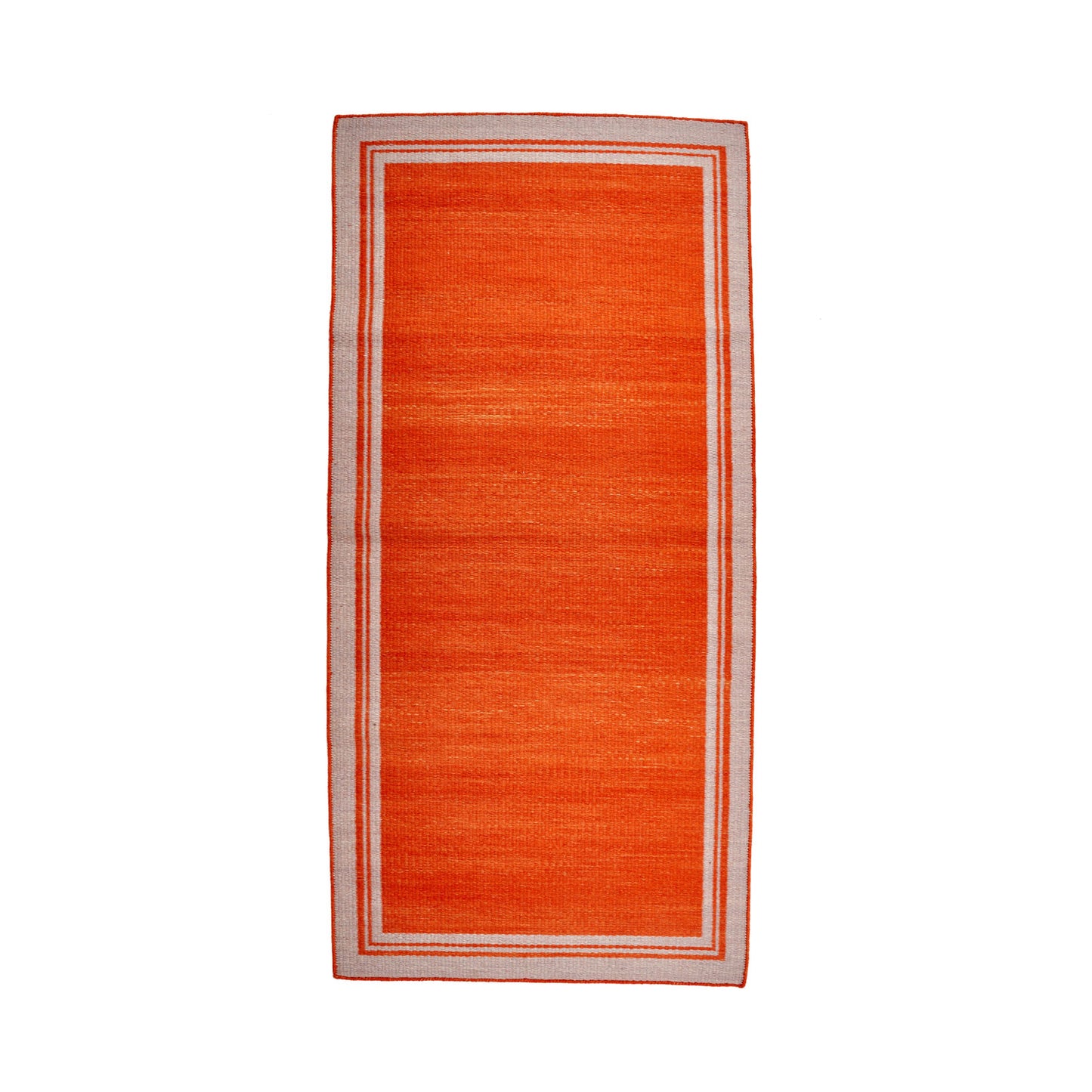 Lilac & Orange Borders Reversible Rug