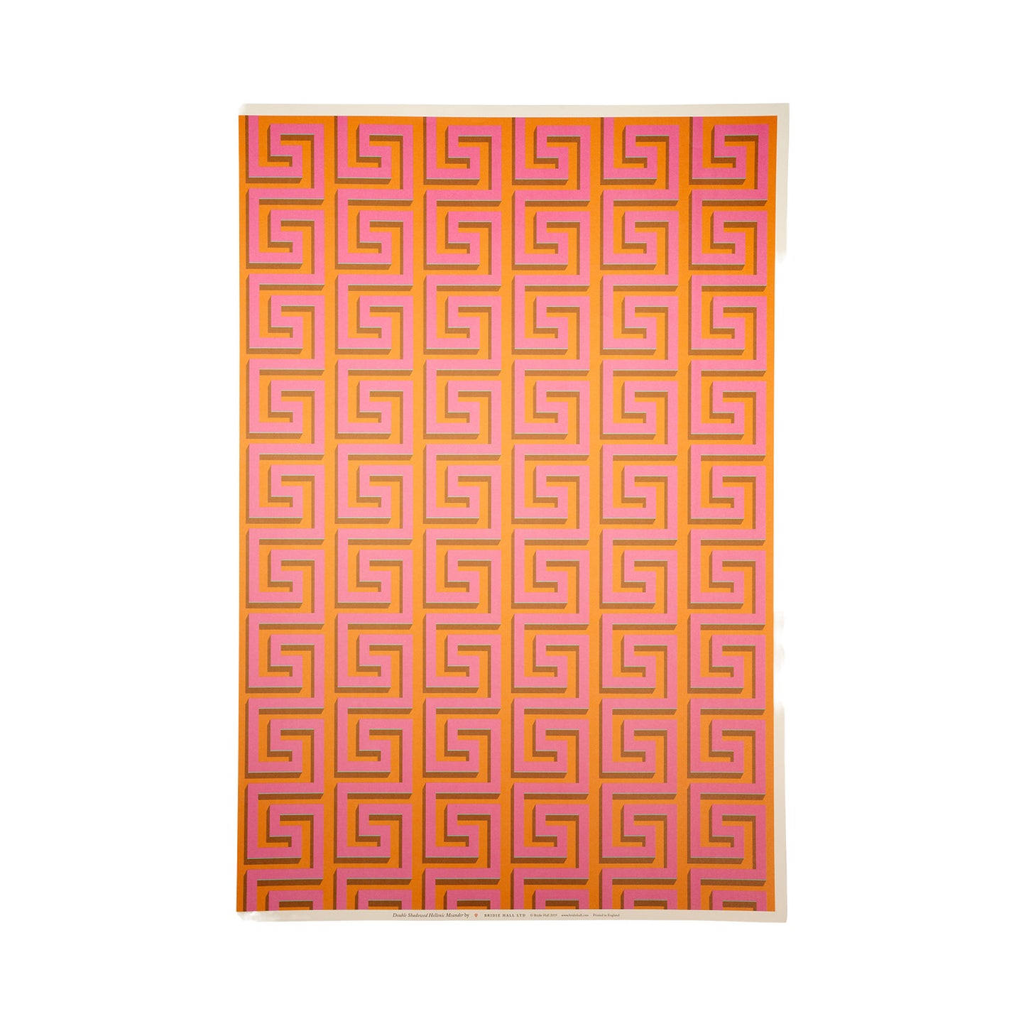 Double Shadowed Meander - 5 Sheets Of Paper