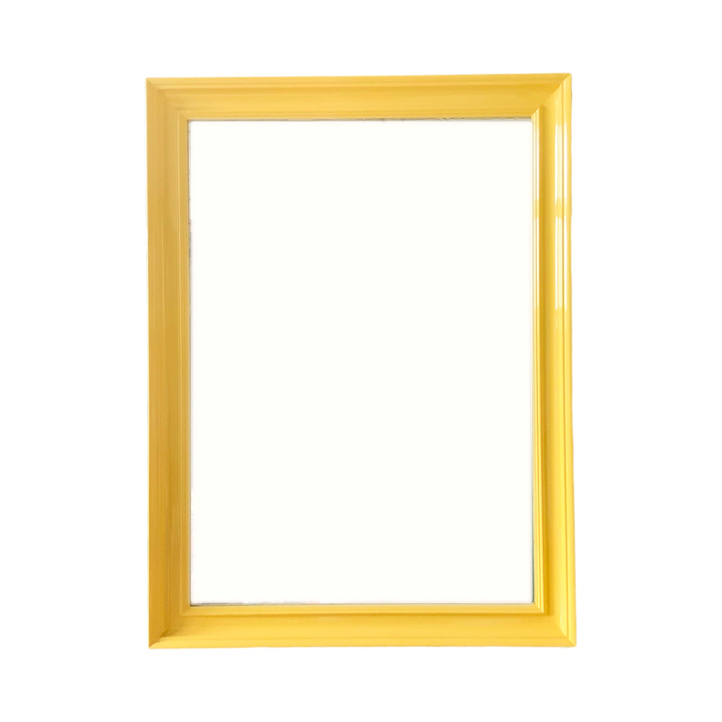 Rectangular Lacquered Mirror - Chinese Emperor Yellow