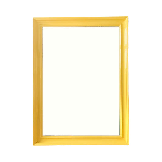 Rectangular Lacquered Mirror - Chinese Emperor Yellow